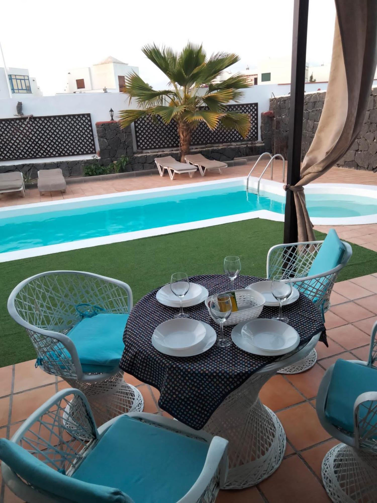 Lovely Villa Kiluka Heated Pool Playa Blanca  Buitenkant foto